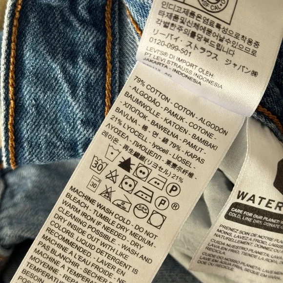 Levi’s Premium Ribcage Straight 30x27 - RUNS SMALL - Picture 7 of 7